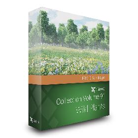 3D Wild Plants 3D Models Collection FBX OBJ model